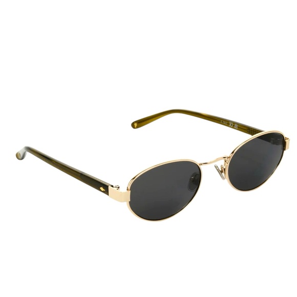 Frye Co Savannah olive gold sunglasses